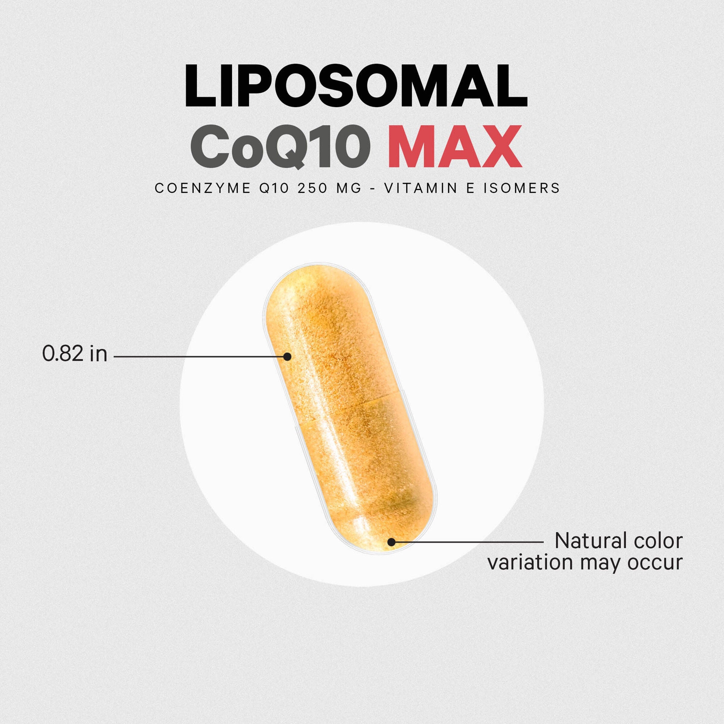 Liposomal CoQ10 Max - 60 Capsules (60 Servings)